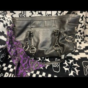 Black coach purse